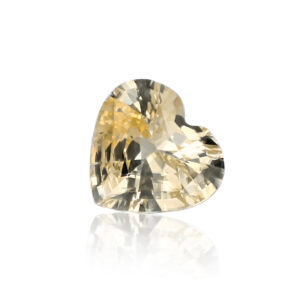 Heart Shape Yellow Sapphire 1.10