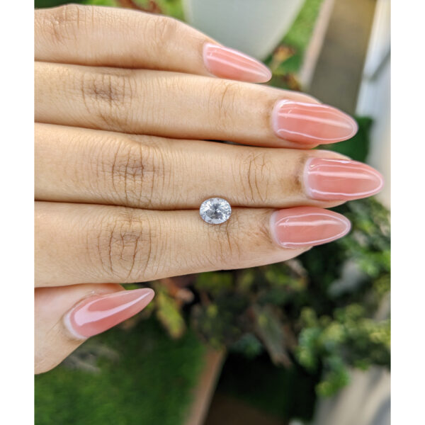 Oval Sapphire White Sapphire 1.14 Ct.